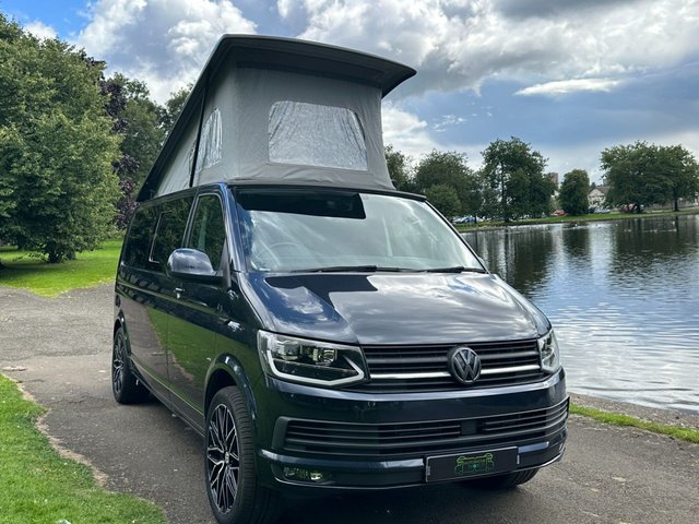 2018 18 Volkswagen Transporter 4 BERTH LUXURY CAMPERVAN LONG WHEEL BASE DSG AUTO WITH REAR TAILGATE -2.0 T32 TDI P/V HIGHLINE BMT 147 BHP