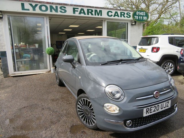 2020 20 Fiat 500c 1.2 CONVERTIBLE LOUNGE 2d 69 BHP NEW SHAPE *16