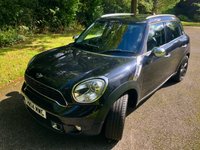 USED 2014 14 MINI COUNTRYMAN 1.6 COOPER S 5d 184 BHP 1 LADY OWNER//FULL MINI/SPECIALIST SERVCE HISTORY/SATNAV/FULL BLACK LEATHER WITH HEATED SEATS//DAB //BLUETOOTH//REAR PARK SENSORS 184 BHP 1 LADY OWNER//FULL MINI/SPECIALIST SERVCE HISTORY/SATNAV/FULL BLACK LEATHER WITH HEATED SEATS//DAB //BLUETOOTH//REAR PARK SENSORS