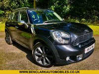 USED 2014 14 MINI COUNTRYMAN 1.6 COOPER S 5d 184 BHP 1 LADY OWNER//FULL MINI/SPECIALIST SERVCE HISTORY/SATNAV/FULL BLACK LEATHER WITH HEATED SEATS//DAB //BLUETOOTH//REAR PARK SENSORS 184 BHP 1 LADY OWNER//FULL MINI/SPECIALIST SERVCE HISTORY/SATNAV/FULL BLACK LEATHER WITH HEATED SEATS//DAB //BLUETOOTH//REAR PARK SENSORS