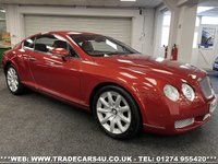 USED 2005 54 BENTLEY CONTINENTAL GT COUPE 6.0 W12 AUTO UK DELIVERY FLAT FEE &pound;175 (SUBJECT TO DEAL) *OVER 100 IMAGES ON OUR WEBSITE*BESPOKE FINANCE ARRANGED*PART EXCHANGE WELCOME*ALL VEHICLES HPI CLEAR