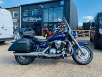 USED 2008 58 YAMAHA XVS 1300 MIDNIGHT STAR - BUY ONLINE 24 HRS A DAY - FINANCE AVAILABLE - ALL TYPES OF CREDIT ACCEPTED COBRA EXHAUST, ONLY 10,474 MILES