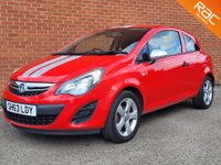 USED 2013 63 VAUXHALL CORSA 1.0 STING ECOFLEX 3d 64 BHP 
