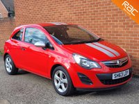 USED 2013 63 VAUXHALL CORSA 1.0 STING ECOFLEX 3d 64 BHP 