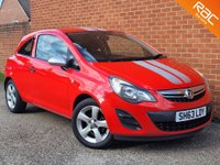 USED 2013 63 VAUXHALL CORSA 1.0 STING ECOFLEX 3d 64 BHP 