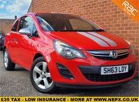 USED 2013 63 VAUXHALL CORSA 1.0 STING ECOFLEX 3d 64 BHP 