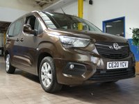 USED 2020 20 VAUXHALL COMBO LIFE 1.2 ENERGY XL S/S 5d 109 BHP 7 SEAT AIR CON PARKING SENSORS 1 OWNER 6 MONTHS GOLD WARRANTY