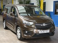 USED 2020 20 VAUXHALL COMBO LIFE 1.2 ENERGY XL S/S 5d 109 BHP 7 SEAT AIR CON PARKING SENSORS 1 OWNER 6 MONTHS GOLD WARRANTY