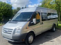 USED 2014 14 FORD TRANSIT 2.2 430 L3 - M/R MINIBUS 17 SEATER ( AIR CON )134 BHP 