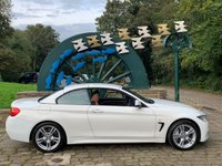 USED 2016 66 BMW 4 SERIES 3.0 435D XDRIVE M SPORT 2d 309 BHP 2016/66reg BMW 435D M-SPORT HARDTOP CONVERTIBLE - X-DRIVE - AUTOMATIC - MERINO PREMIUM LEATHER SPORTS SEATS - 1 FORMER KEEPER - SERVICE HISTORY - SATELLITE NAVIGATION - 18 INCH ALLOY WHEELS - FREE 6 MONTHS WARRANTY / BREAKDOWN RECOVERY INCLUDED