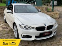 USED 2016 66 BMW 4 SERIES 3.0 435D XDRIVE M SPORT 2d 309 BHP 2016/66reg BMW 435D M-SPORT HARDTOP CONVERTIBLE - X-DRIVE - AUTOMATIC - MERINO PREMIUM LEATHER SPORTS SEATS - 1 FORMER KEEPER - SERVICE HISTORY - SATELLITE NAVIGATION - 18 INCH ALLOY WHEELS - FREE 6 MONTHS WARRANTY / BREAKDOWN RECOVERY INCLUDED