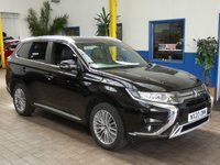 USED 2020 20 MITSUBISHI OUTLANDER 2.4 PHEV DYNAMIC 5d 222 BHP APP SAT NAV LEATHER CAMERA 1 OWNER MITSUBISHI WARRANTY TILL  JULY 2025