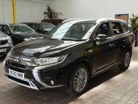 USED 2020 20 MITSUBISHI OUTLANDER 2.4 PHEV DYNAMIC 5d 222 BHP APP SAT NAV LEATHER CAMERA 1 OWNER MITSUBISHI WARRANTY TILL  JULY 2025