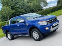 USED 2016 16 FORD RANGER 3.2 LIMITED 4X4 DCB TDCI 4d 197 BHP ** NO VAT ** LEATHER + TOWBAR