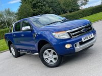 USED 2016 16 FORD RANGER 3.2 LIMITED 4X4 DCB TDCI 4d 197 BHP ** NO VAT ** LEATHER + TOWBAR