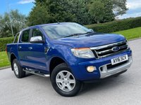 USED 2016 16 FORD RANGER 3.2 LIMITED 4X4 DCB TDCI 4d 197 BHP ** NO VAT ** LEATHER + TOWBAR