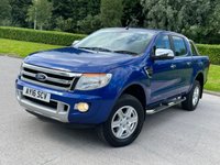 USED 2016 16 FORD RANGER 3.2 LIMITED 4X4 DCB TDCI 4d 197 BHP ** NO VAT ** LEATHER + TOWBAR
