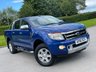 USED 2016 16 FORD RANGER 3.2 LIMITED 4X4 DCB TDCI 4d 197 BHP ** NO VAT ** LEATHER + TOWBAR