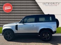 USED 2021 21 LAND ROVER DEFENDER 2.0 HSE 3d 296 BHP ELECTRIC DEPLOYABLE TOWBAR - SAT NAV - BLUETOOTH HANDSFREE- DAB RADIO - SUNROOF - MERIDIAN SOUND SYSTEM - WIRELESS CHARGER - 360 DEGREE PARKING AID - AIR SUSPENSION