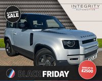 USED 2021 21 LAND ROVER DEFENDER 2.0 HSE 3d 296 BHP ELECTRIC DEPLOYABLE TOWBAR - SAT NAV - BLUETOOTH HANDSFREE- DAB RADIO - SUNROOF - MERIDIAN SOUND SYSTEM - WIRELESS CHARGER - 360 DEGREE PARKING AID - AIR SUSPENSION