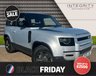 USED 2021 21 LAND ROVER DEFENDER 2.0 HSE 3d 296 BHP ELECTRIC DEPLOYABLE TOWBAR - SAT NAV - BLUETOOTH HANDSFREE- DAB RADIO - SUNROOF - MERIDIAN SOUND SYSTEM - WIRELESS CHARGER - 360 DEGREE PARKING AID - AIR SUSPENSION