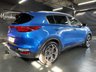 USED 2018 68 KIA SPORTAGE 1.6 CRDI GT-LINE ISG 5d 135 BHP 49600 MILES - KIA HISTORY - BLUE FLAME- BLACK LEATHER WITH RED PIPING AND STITCHING- LANE DEPARTURE - TOWBAR - PRIVACY GLASS - REVERSE CAMERA