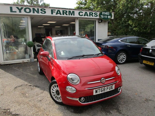 2019 68 Fiat 500 1.2 LOUNGE 3d 69 BHP NEW SHAPE