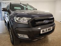 USED 2016 16 FORD RANGER 3.2 WILDTRAK 4X4 DCB TDCI 4d 197 BHP WITH ROLLER SHUTTER TOP, TOW BAR AND WILDTRAK STUNNING INTERIOR THIS IS THE ONE TO LOOK AT