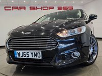 USED 2015 65 FORD MONDEO 1.5 TDCI ECONETIC (120 PS) TITANIUM MANUAL ( EURO 6 ) S/S 5DR HATCHBACK + NAV + PARK AID + CRUISE + MEDIA + DAB + BLUETOOTH + 19