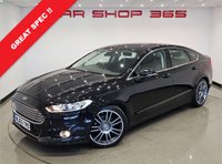 USED 2015 65 FORD MONDEO 1.5 TDCI ECONETIC (120 PS) TITANIUM MANUAL ( EURO 6 ) S/S 5DR HATCHBACK + NAV + PARK AID + CRUISE + MEDIA + DAB + BLUETOOTH + 19