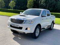 USED 2012 12 TOYOTA HI-LUX 3.0 INVINCIBLE 4X4 D-4D DCB 169 BHP ** NO VAT ** FULL LEATHER