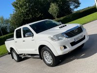 USED 2012 12 TOYOTA HI-LUX 3.0 INVINCIBLE 4X4 D-4D DCB 169 BHP ** NO VAT ** FULL LEATHER