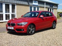 USED 2017 17 BMW 1 SERIES 2.0 118D SPORT 5d 147 BHP www.suffolkcarcentre.co.uk - Located at Reydon