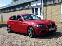 USED 2017 17 BMW 1 SERIES 2.0 118D SPORT 5d 147 BHP www.suffolkcarcentre.co.uk - Located at Reydon