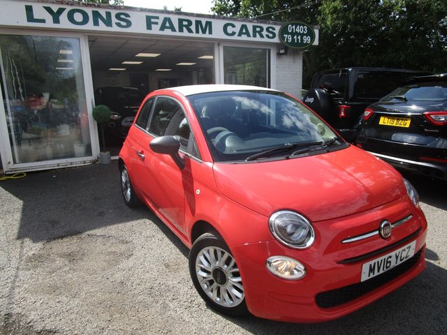 2016 16 Fiat 500c 1.2 CONVERTIBLE POP 3d 69 BHP