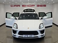 USED 2015 15 PORSCHE MACAN 3.0 V6 TD (258 PS) S PDK 4WD ( EURO 6 ) S/S 5DR + NAV + BOSE + PAN ROOF +E/M/HEAT ADAT. TURBO LEATHERS + PASM + AIR SUSPENSION + R/CAM + F/R PARK + BI-XENON PDLS +CRUISE + LANE KEEP + 21S PANROOF+21S+PDLS+R/CAM+TURBO LEATHERS+BOSE+NAV+CRUISE