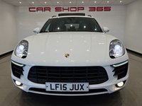 USED 2015 15 PORSCHE MACAN 3.0 V6 TD (258 PS) S PDK 4WD ( EURO 6 ) S/S 5DR + NAV + BOSE + PAN ROOF +E/M/HEAT ADAT. TURBO LEATHERS + PASM + AIR SUSPENSION + R/CAM + F/R PARK + BI-XENON PDLS +CRUISE + LANE KEEP + 21S PANROOF+21S+PDLS+R/CAM+TURBO LEATHERS+BOSE+NAV+CRUISE