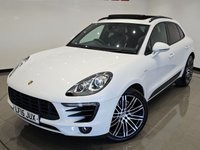 USED 2015 15 PORSCHE MACAN 3.0 V6 TD (258 PS) S PDK 4WD ( EURO 6 ) S/S 5DR + NAV + BOSE + PAN ROOF +E/M/HEAT ADAT. TURBO LEATHERS + PASM + AIR SUSPENSION + R/CAM + F/R PARK + BI-XENON PDLS +CRUISE + LANE KEEP + 21S PANROOF+21S+PDLS+R/CAM+TURBO LEATHERS+BOSE+NAV+CRUISE