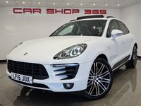 USED 2015 15 PORSCHE MACAN 3.0 V6 TD (258 PS) S PDK 4WD ( EURO 6 ) S/S 5DR + NAV + BOSE + PAN ROOF +E/M/HEAT ADAT. TURBO LEATHERS + PASM + AIR SUSPENSION + R/CAM + F/R PARK + BI-XENON PDLS +CRUISE + LANE KEEP + 21S PANROOF+21S+PDLS+R/CAM+TURBO LEATHERS+BOSE+NAV+CRUISE