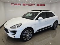USED 2015 15 PORSCHE MACAN 3.0 V6 TD (258 PS) S PDK 4WD ( EURO 6 ) S/S 5DR + NAV + BOSE + PAN ROOF +E/M/HEAT ADAT. TURBO LEATHERS + PASM + AIR SUSPENSION + R/CAM + F/R PARK + BI-XENON PDLS +CRUISE + LANE KEEP + 21S PANROOF+21S+PDLS+R/CAM+TURBO LEATHERS+BOSE+NAV+CRUISE