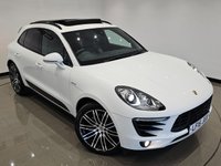 USED 2015 15 PORSCHE MACAN 3.0 V6 TD (258 PS) S PDK 4WD ( EURO 6 ) S/S 5DR + NAV + BOSE + PAN ROOF +E/M/HEAT ADAT. TURBO LEATHERS + PASM + AIR SUSPENSION + R/CAM + F/R PARK + BI-XENON PDLS +CRUISE + LANE KEEP + 21S PANROOF+21S+PDLS+R/CAM+TURBO LEATHERS+BOSE+NAV+CRUISE