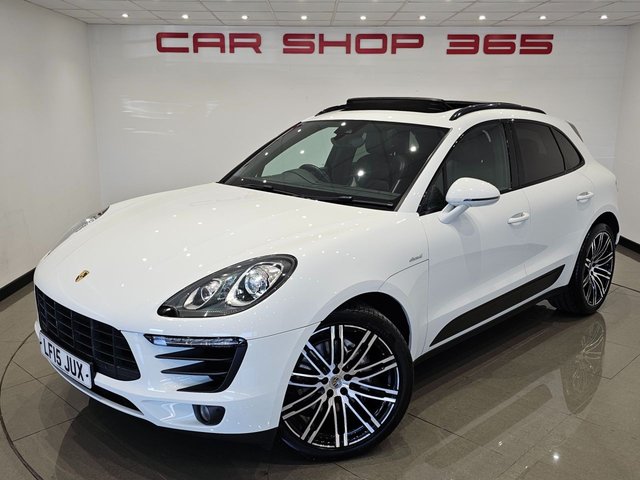 2015 15 Porsche Macan 3.0 V6 TD (258 PS) S PDK 4WD ( EURO 6 ) S/S 5DR + NAV + BOSE + PAN ROOF +E/M/HEAT ADAT. TURBO LEATHERS + PASM + AIR SUSPENSION + R/CAM + F/R PARK + BI-XENON PDLS +CRUISE + LANE KEEP + 21S