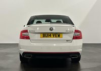 USED 2014 14 SKODA OCTAVIA 2.0 VRS TDI CR 5d 181 BHP High Gloss Candy White, Leather / Alcantara Sports Seats, Black Gloss Alloy Wheels