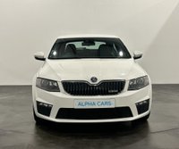 USED 2014 14 SKODA OCTAVIA 2.0 VRS TDI CR 5d 181 BHP High Gloss Candy White, Leather / Alcantara Sports Seats, Black Gloss Alloy Wheels