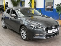 USED 2017 17 MAZDA 3 2.0 SPORT NAV 5d 118 BHP Sat Nav, Heated Seats, Cruise Control, Heads Up Display, Rear Camera. CAZ AND ULEZ COMPLIANT