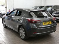 USED 2017 17 MAZDA 3 2.0 SPORT NAV 5d 118 BHP Sat Nav, Heated Seats, Cruise Control, Heads Up Display, Rear Camera. CAZ AND ULEZ COMPLIANT