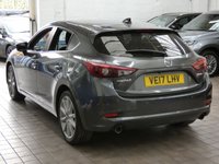 USED 2017 17 MAZDA 3 2.0 SPORT NAV 5d 118 BHP Sat Nav, Heated Seats, Cruise Control, Heads Up Display, Rear Camera. CAZ AND ULEZ COMPLIANT