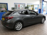 USED 2017 17 MAZDA 3 2.0 SPORT NAV 5d 118 BHP Sat Nav, Heated Seats, Cruise Control, Heads Up Display, Rear Camera. CAZ AND ULEZ COMPLIANT