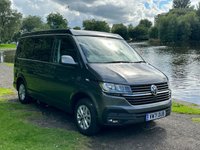 USED 2021 71 VOLKSWAGEN TRANSPORTER 4 BERTH LUXURY CAMPERVAN 2.0 T30 TDI HIGHLINE 150  DSG AUTOMATIC HILLSIDE BIRCHOVER CLASSIC