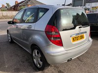 USED 2007 07 MERCEDES-BENZ A-CLASS 2.0 A160 CDI AVANTGARDE SE 5d 81 BHP LOW MILEAGE DIESEL AUTOMATIC !!! CLEAN CONDITION THROUGHOUT WITH GOOD SERVICE HISTORY AND A NEW MOT ON PURCHASE!!! CHEAP/ ECO TO RUN WITH OVER 50 MPG AND INSURANCE GROUP 10. COMES WITH GOOD SPEC INCLUDING REMOTE CENTRAL LOCKING, FRONT FOG LIGHTS, ALLOY WHEELS, HALF LEATHER INTERIOR, ELECTRIC WINDOWS AND MIRRORS, MULTI FUNCTION STEERING WHEEL, AUTOMATIC LIGHTS AND WIPERS, AIR CON, CD/RADIO, CRUISE CONTROL/ SPEED LIMITER AND 2 KEYS. WILL NOT BE AROUND FOR LONG!!